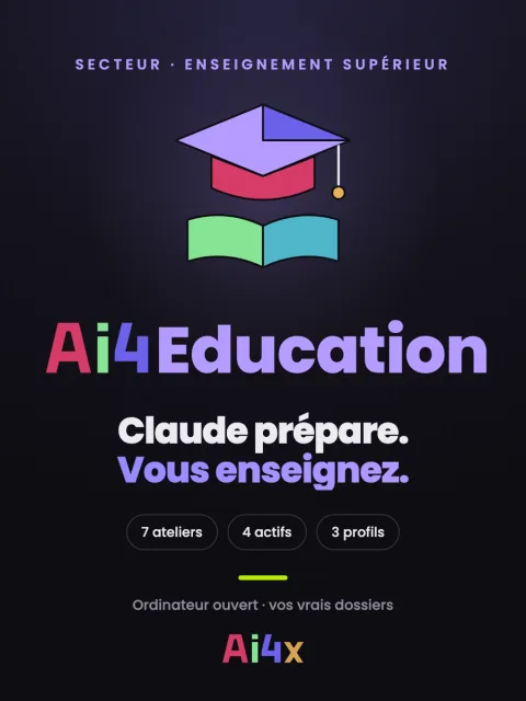 Ai4Education — Claude prépare. Vous enseignez.