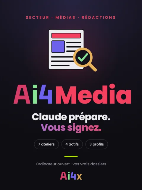 Ai4Media — Claude prépare. Vous signez.