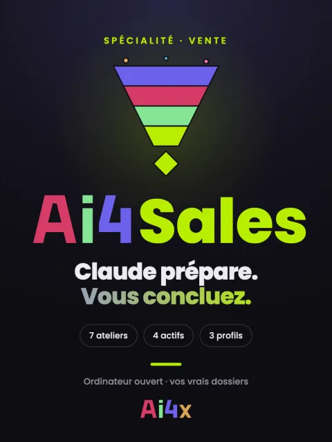 Ai4Sales — Claude prépare. Vous concluez.