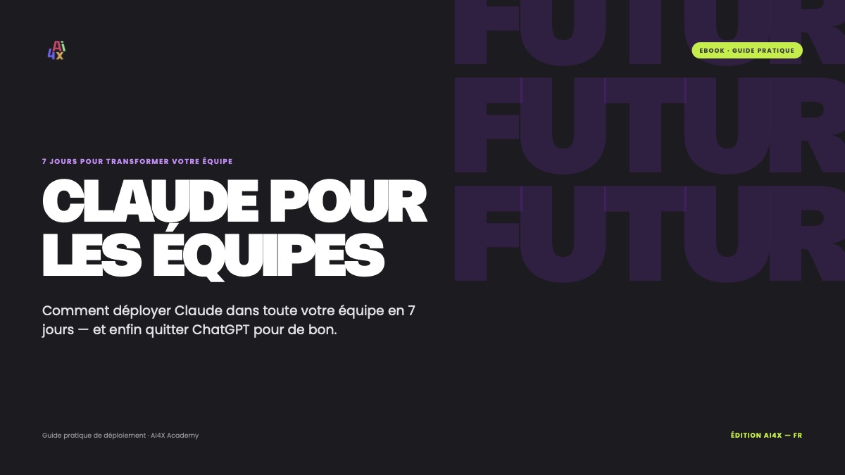 Couverture de l'ebook gratuit Claude pour les Équipes
