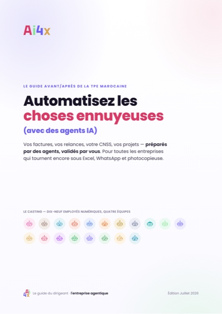 Guide — Automatisez les choses ennuyeuses avec des agents IA (TPE marocaines)