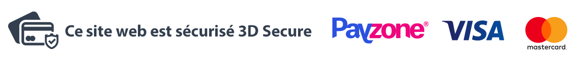 Ce site web est sécurisé 3D Secure — Payzone, Visa, Mastercard